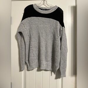 Sparkle & Fade colorblock sweater Medium soft
